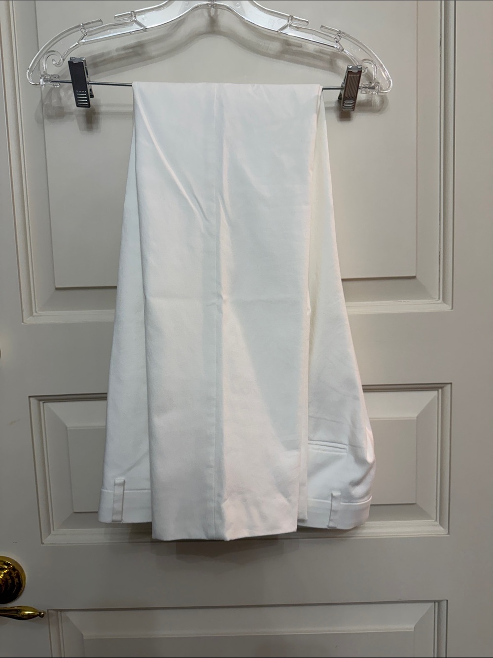 Tommy Hilfiger white cotton pants